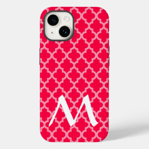 Poppy Red Moroccan Moods Quatrefoil Case-Mate iPhone Case