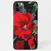 Poppy Red Retro Floral Design Case-Mate iPhone Case (Achterkant)