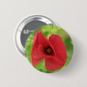 Poppy Red Ronde Button 5,7 Cm (Voorkant /achterkant)