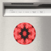 Poppy Red Star. Magneet (Insitu (Vaatwasser))