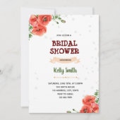 Poppy Red-themafartij Kaart (Voorkant)