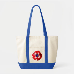 Poppy Red White Blue impulse canvas tas