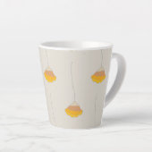 Poppy regenprint latte mok (Rechterhoek)