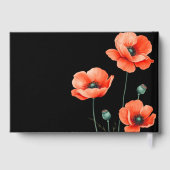 Poppy Remembrance Funeral Folie gastenboek (Achterkant)