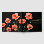 Poppy Remembrance Square Folie gastenboek (Volledig)