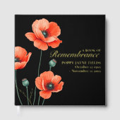 Poppy Remembrance Square Folie gastenboek (Voorkant)
