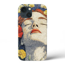 Poppy Reverie Dreaming Redhead Graphic iPhone Case