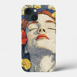 Poppy Reverie Dreaming Redhead Graphic iPhone Case