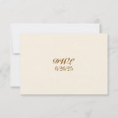 Poppy Reverie QR Code RSVP Card (Achterkant)