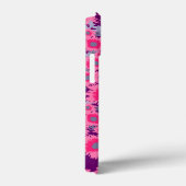poppy roze paarse damast naam Case-Mate iPhone case (Achterkant / Rechts)