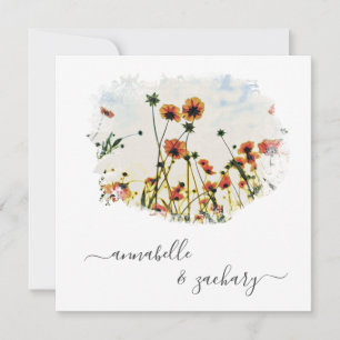 *~* POPPY RSVP -  QR-code AR9 Bloemen Uitnodiging