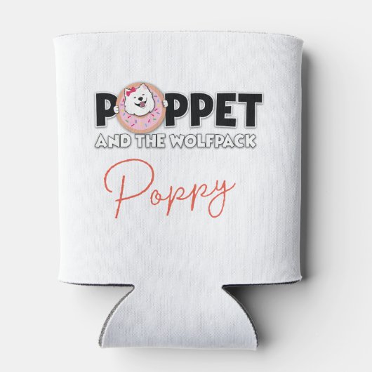 Poppy samoyed blikjeskoeler (Achterkant)