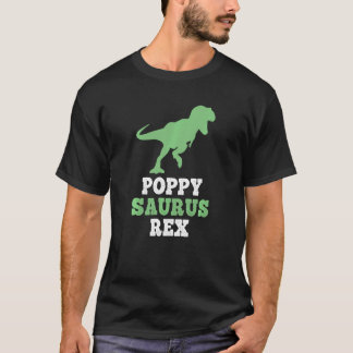 Poppy Saurus Rex Grappige Dinosaurus Poppysaurus V T-shirt