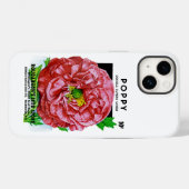 Poppy  Seed Packet Hoesje-Mate iPhone Case (Achterkant (horizontaal))