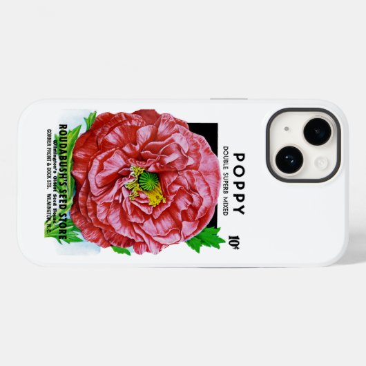 Poppy  Seed Packet Hoesje-Mate iPhone Case (Achterkant (horizontaal))