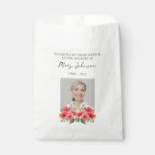 Poppy Seed Packet Memorial Funeral Favor Bag Bedankzakje (Voorkant)