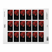 Poppy Spread Love Not Germs Hand Sanitizer Etiket (Full Sheet)