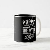 Poppy the Legend Tweekleurige Koffiemok (Voorkant rechts)