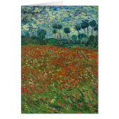 Poppy-veld van Vincent van Gogh Fine Art (Voorkant)
