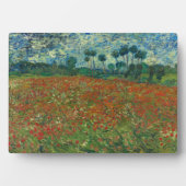 Poppy-veld van Vincent van Gogh Fine Art Fotoplaat (voorkant)