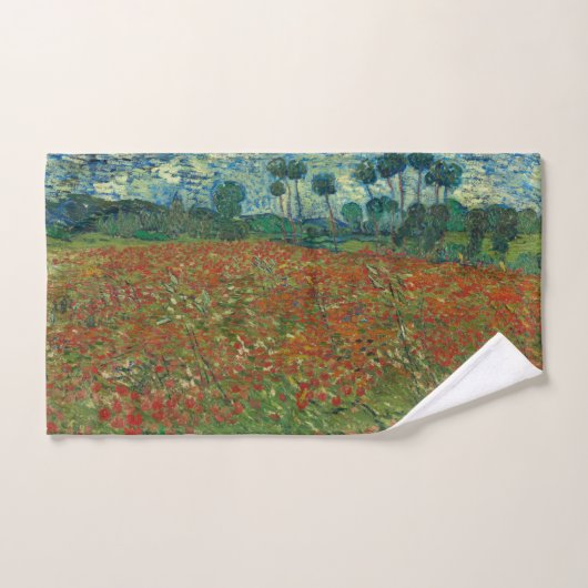Poppy-veld van Vincent van Gogh Fine Art Handdoek (Handdoek)