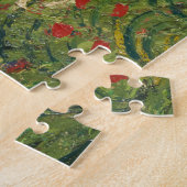 Poppy-veld van Vincent van Gogh Fine Art Legpuzzel (Zijkant)