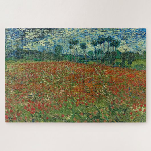 Poppy-veld van Vincent van Gogh Fine Art Legpuzzel (Horizontaal)