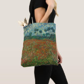 Poppy-veld van Vincent van Gogh Fine Art Tote Bag (Dichtbij)