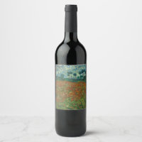 Poppy-veld van Vincent van Gogh Fine Art