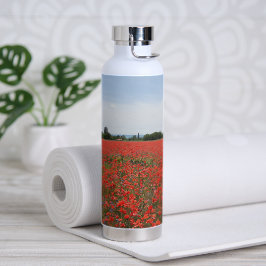 Poppy veld - Waterfles