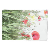 Poppy velden bloemen Zon Natuur bloeit Kussensloop (Achterkant)