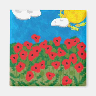 Poppy veldmagneet magneet