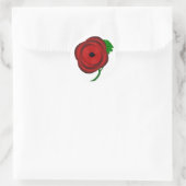 Poppy voor Herdenking - sticker (Tas)