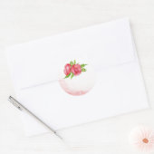 Poppy Waterverf bruiloft gunst Stickers (Envelop)