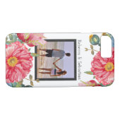 Poppy Waterverf Flowers Personeelsfoto Case-Mate iPhone Case (Achterkant (Horizontaal))