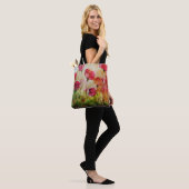 Poppy Waterverf gepersonaliseerde Moederdag Tote Bag (Op model)