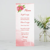 Poppy Waterverf menu's (Staand voorkant)