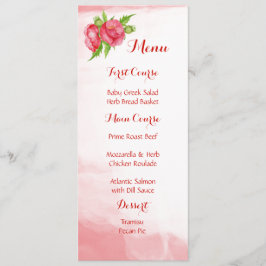 Poppy Waterverf menu's