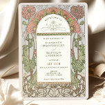 Poppy Wedding Invitations Art Nouveau door Mucha Kaart<br><div class="desc">Art Nouveau Vintage trouwuitnodigingen van Alphonse Mucha in een floreel, romantisch en grillig ontwerp. Victoriaans bloei vult klassieke art decofonts aan. Voer je aangepaste gegevens in en je bent klaar. Als u het ontwerp verder wilt wijzigen, klikt u op de blauwe knop "Aanpassen". Hartelijk dank voor uw aandacht voor mijn...</div>