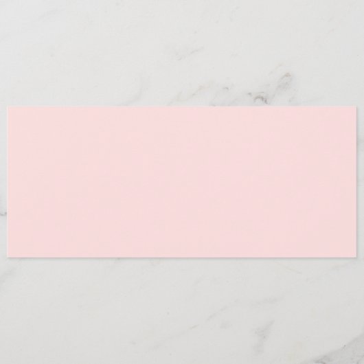 Poppy Wildflower Monogram Roze Bruiloft Menu (Achterkant)