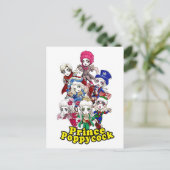 Poppycock Party Briefkaart (Staand voorkant)