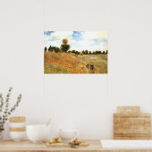 Poppyfield at Argenteuil, Monet Poster (Keuken)