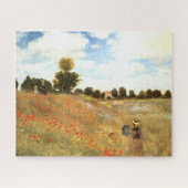 "Poppyfield" by Monet Fine Art Jigsaw Legpuzzel (Horizontaal)
