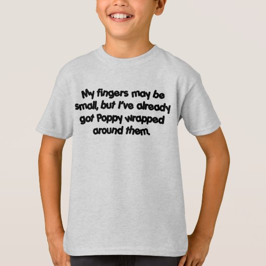 Poppy's gevlekt t-shirt (Voorkant)