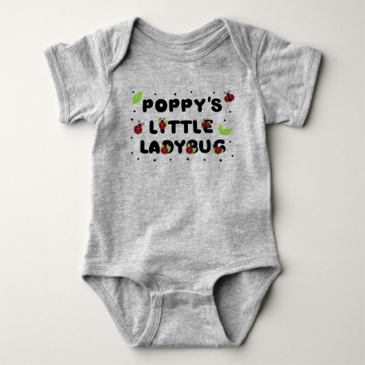 Poppy's Kleine Lieve Boontje - Mooie Romper (Voorkant)