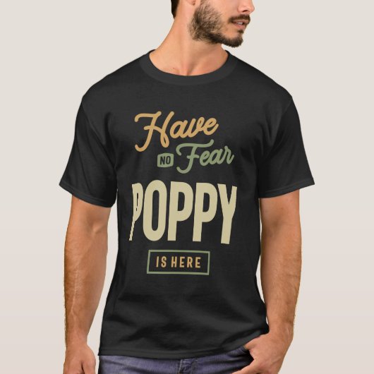 Poppy's Superhero Squad - Papa en Opa T-shirt (Voorkant)