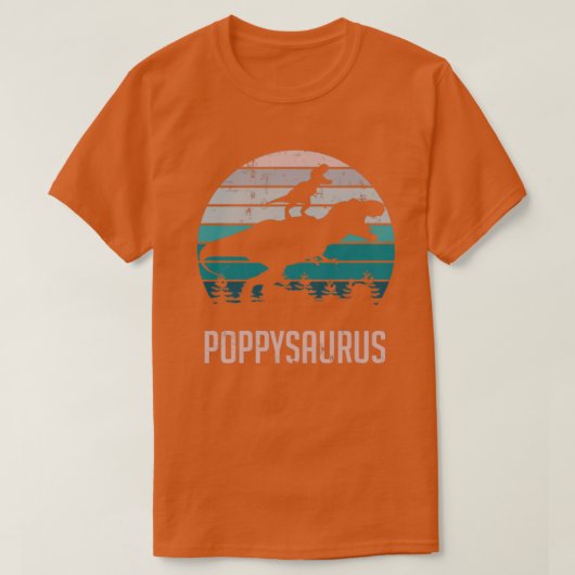 Poppysaurus TRex Dinosaur T-shirt (Design voorkant)