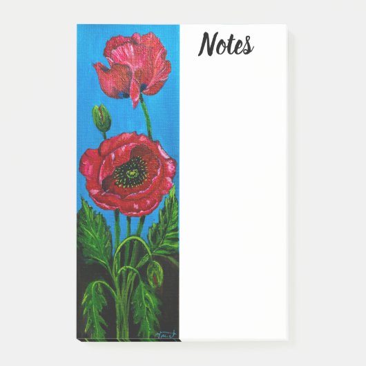 Poppyventilator Post-it® Notes (Voorkant)