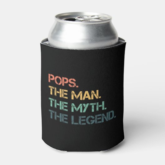Pops De Man De Mythe De Legende Blikjeskoeler (Blikje Voorkant)