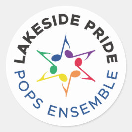 Pops Ensemble Sticker (Cirkel Logo)